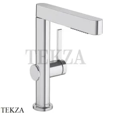 Hansgrohe FINORIS Смеситель для раковины 230 с душем, с донным клапаном Push-Open 76063000, хром глянец