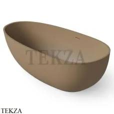 Dea Design Modern Ванна отдельностоящая овоидная 160x80 Solid Surface DD8608 1600 2, Light Camel №2