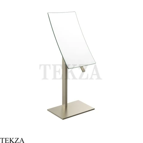 Gessi Rettangolo Зеркало косметическое поворотное х2, без подсветки 20988-149, Finox Br. Nickel