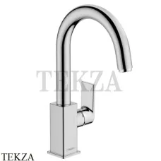 Hansgrohe Vernis Shape Смеситель для раковины, с донным клапаном 71564000, хром глянец
