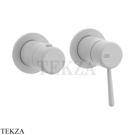 Gessi Goccia Смеситель для душа, 2 потока, внешняя часть 33077-279, Matte White