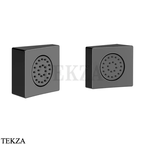 Gessi Haute Culture Shower Боковые форсунки, внешняя часть 57572-706, black хром глянец