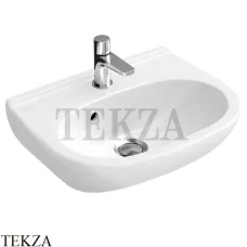 Villeroy & Boch O.NOVO Раковина компактная , с переливом 53604501, белый глянец