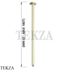 Gessi Rettangolo-Inverso Излив потолочный под размер 20199-710, Brass PVD