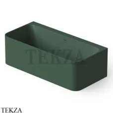 Dea Design Modern Ванна пристенная прямоугольная 160x80 Solid Surface DD8665 1600 11, Dark Green №11