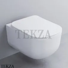 Cielo ERA 2.0 Унитаз подвесной, БЕЗ ОБОДКА, сиденье с микролифтом ERVSK Bia, белый глянец