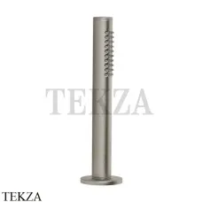 Gessi Душевой комплект на борт ванны, шланг, держатель 63327-149, Finox Brushed Nickel