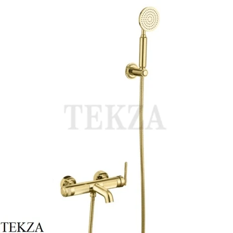 Boheme ETERNA Смеситель для ванны, с душевым гарнитуром 173-G, Gold Золото глянец