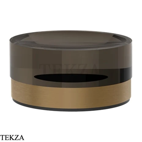 Gessi Perle Мыльница настольная круглая 74826-791, бронза Deep