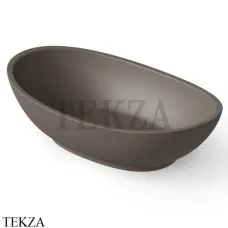 Dea Design Washbasins Раковина настольная овальная Solid Surface DD9037 600 6, Grey Brown №6