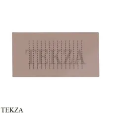 Newform Душевая лейка квадрат, стальная с дождевой струей 683.M0.072, Copper Satin