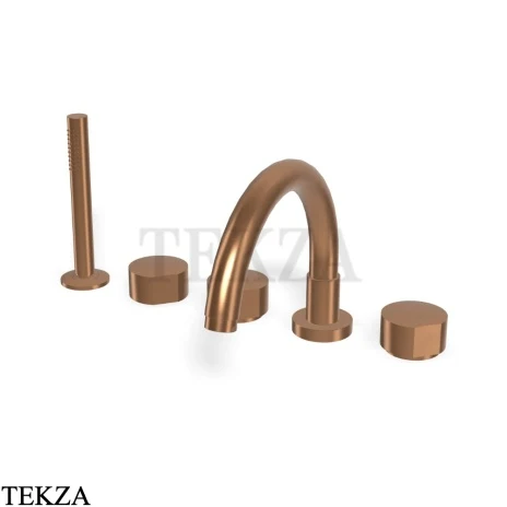 FIMA Carlo Frattini SO Смеситель на борт ванны ( ручки отдельно) F3174ZS, Brushed Amber Bronze