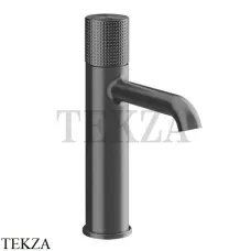 Gessi Habito CESELLO Смеситель для раковины средний, без донного клапана 70406-707, Black Metal Brushed