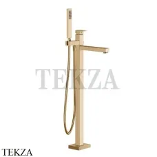 Gessi Rettangolo Смеситель для ванны напольный, внешняя часть 24961-735, Warm Bronze PVD