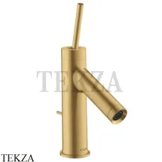Axor Starck 70 Смеситель для раковины, с донным клапаном 10116250, Brushed Gold