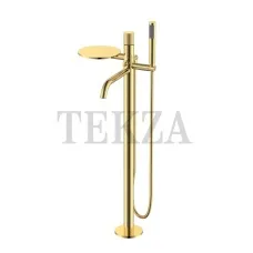 Boheme Stick Смеситель для ванны напольный, комплект Stick 129-GG.4 Gold SPIRALE