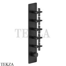 Gessi INCISO WELLNESS Термостат 5 выходов, внешняя часть 58230-299, Black XL
