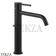 Gessi Emporio Via Tortona Смеситель для раковины высокий, с донным клапаном 18605-299, Black XL
