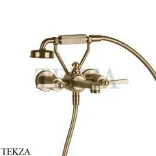 Gessi VENTI20 Смеситель ванна-душ с гарнитуром 65113-726, Warm Bronze Br.