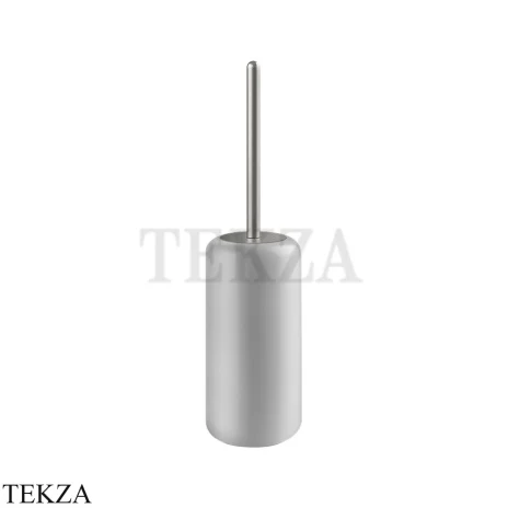Gessi Goccia Ершик напольный, белая керамика 38043-147, Chrome Brushed