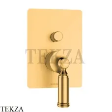 Bossini LIBERTY Смеситель для душа, на 2 выхода, внешняя часть Z00066.021, Золото глянец Bossini LIBERTY Смеситель для душа, на 2 выхода, внешняя часть Z00066.021, Золото глянец