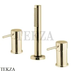 FIMA Carlo Frattini Spillo UP Смеситель на борт ванны без излива, с гарнитуром F3044/1NHS, Brushed Champagne