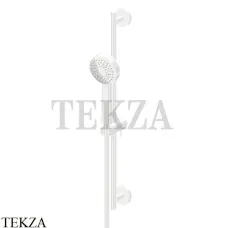 Newform Штанга с ручной круглой лейкой ABS 60658.01.014, белый матовый