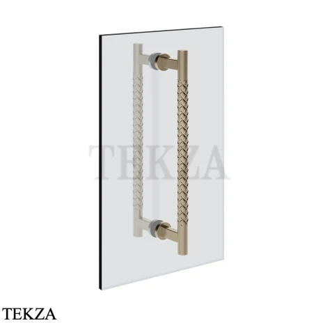 Gessi Pelle Tresse Полотенцедержатель для крепления на стекло, 45 см 78632-149, Finox Brushed Nickel