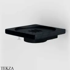 Colombo MiniQ Мыльница настенная с держателем B5001.NM-RNE, черный матовый