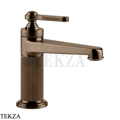Gessi VENTI20 Смеситель для раковины, без донного клапана 65002-761, Coffee Bronze Br. PVD