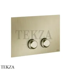 Gessi VENTI20 Клавиша смыва для Geberit Sigma 8 и Sigma 12 54651-727, Brushed Brass Gessi VENTI20 Клавиша смыва для Geberit Sigma 8 и Sigma 12 54651-727, Brushed Brass