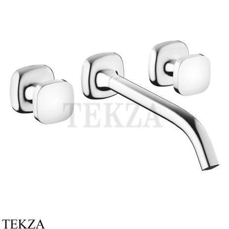 Dornbracht COYA Смеситель для раковины на 3 отв. 241, внешняя часть 36717404-00, хром глянец