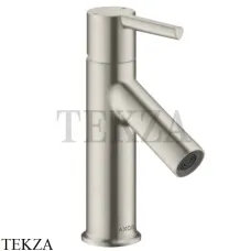 Axor Starck 80 Смеситель для раковины, с донным клапаном 10102800, нержавеющая сталь