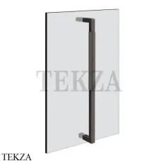Gessi Shower G Rigato Ручка-держатель на стекло 45 см 67525-707, Black Metal Br. PVD