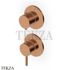 Zucchetti Helm Смеситель для душа, 2 потока, внешняя часть ZHE778.XP91, brushed copper PVD Zucchetti Helm Смеситель для душа, 2 потока, внешняя часть ZHE778.XP91, brushed copper PVD