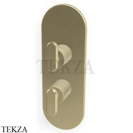 FIMA Carlo Frattini Park Line Смеситель для душа 2-3 потока, внешняя часть F1309X6HS, Brushed Champagne