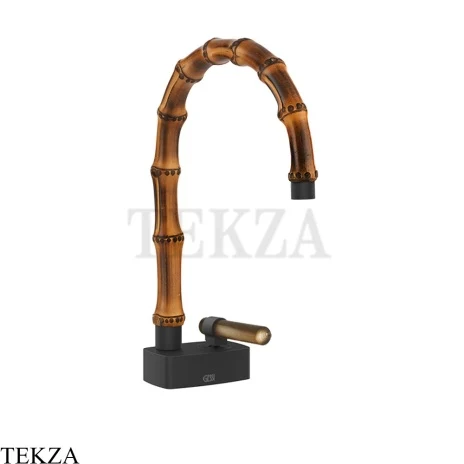 Gessi Jacqueline Смеситель для раковины, без донного клапана 77201-299, черный матовый