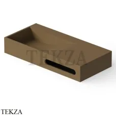 Dea Design Washbasins Раковина настольная 90х42 Solid Surface DD9064 900 1, Dark Camel №1