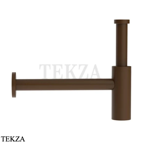 Gessi TOTAL LOOK Сифон для раковины бутылочный 01430-845, бронза Dark Brush