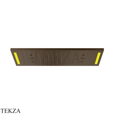 Gessi COLOUR Накладная душевая панель 300х500, 4 функции 57882-845, Dark Bronze