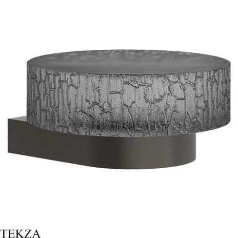 Gessi Incastri Мыльница настенная, Light smoke 75401-707, black хром Brush
