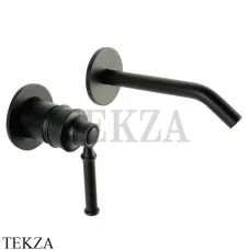 Migliore Ermitage Смеситель для раковины комплект 30849, черный, ручка-металл