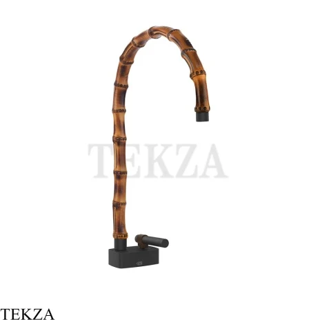 Gessi Jacqueline Смеситель для раковины высокий, без донного клапана 77003-299, черный матовый