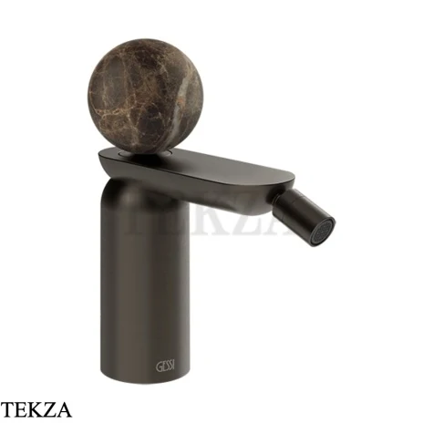 Gessi Perle Смеситель для биде без донного клапана 74168-707, black хром Brush