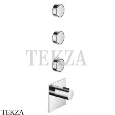 Dornbracht CYO Термостат для душа 1/2, 3 вентиля, внешняя часть, 36503780-00 х3, хром глянец