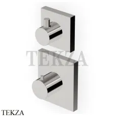 Zucchetti PAN Термостат для душа, 2-3 выхода, внешняя часть ZP8646.C8, nickel глянец