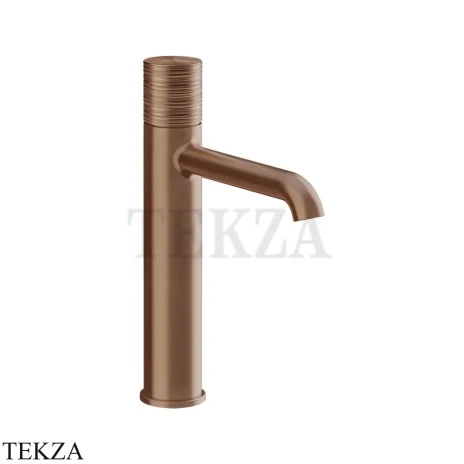 Gessi Habito TRAME Смеситель для раковины средний, без донного клапана 70306-708, Copper Brushed PVD