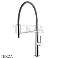 FIMA Carlo Frattini Смеситель для кухни с выдвижной лейкой Flexi F7047SN, Brushed nickel