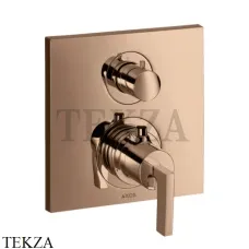 Axor Citterio Термостат для душа на 2 потока, рычаг, внешняя часть 39720300, Polished Red Gold