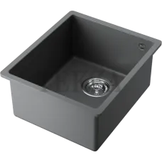 Omoikiri Bosen 38-U Кухонная мойка Tetogranit прямоугольная 38-U-PL 4993230 платина